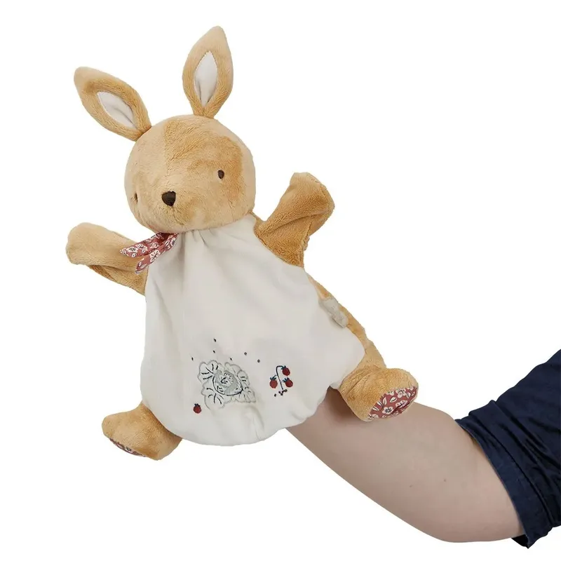 Petites Chansons - Handpop - Konijn - 24 cm. van Kaloo in Meerkleurig – productfoto 2 van 3