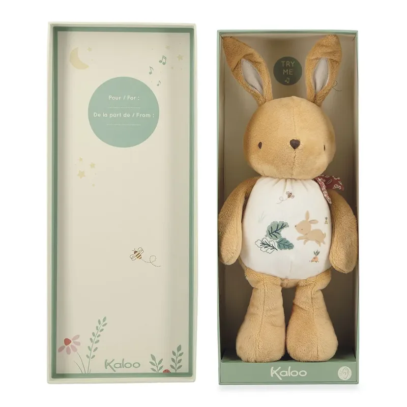 Petites Chansons – Muziekknuffel - Knuffel van Kaloo in Konijn – productfoto 4 van 6