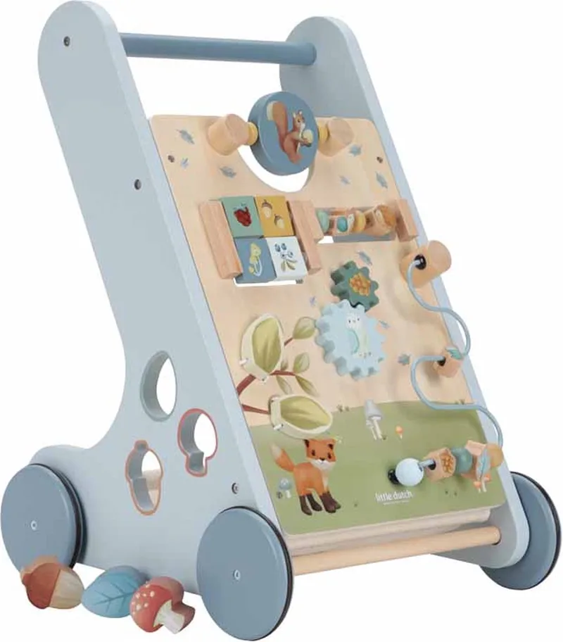 Activiteiten loopwagen - Forest Friends FSC by Little Dutch in Blue – product photo
