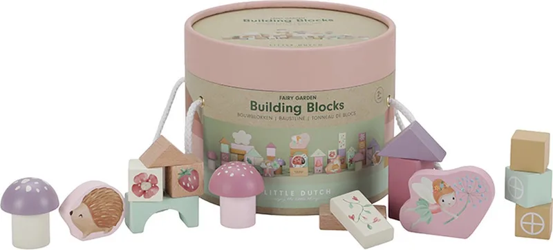 Bouwblokken - Fairy Garden FSC de Little Dutch en Multicolore – photo produit
