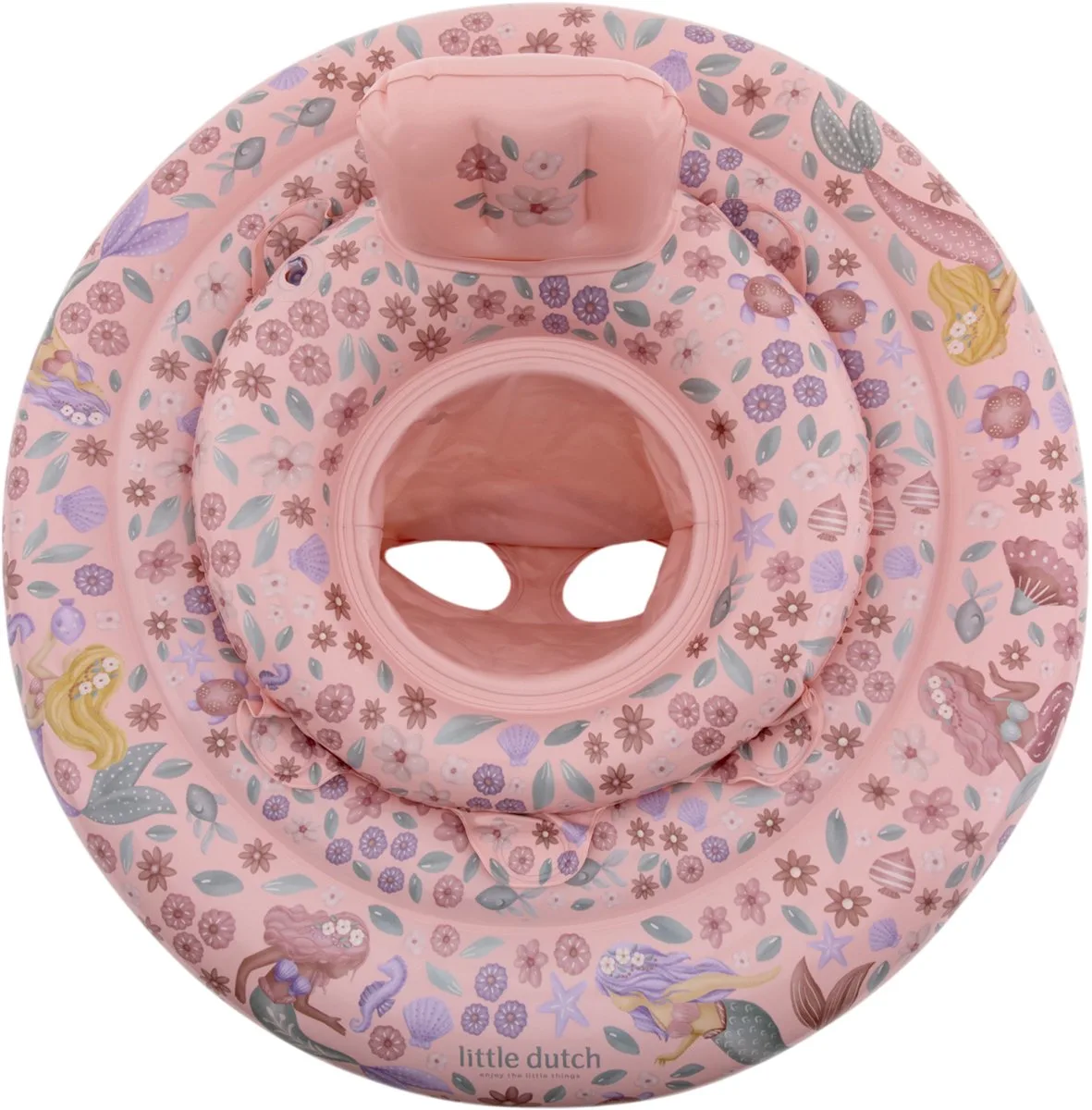 Dreamy Mermaid Babyzwemband van Little Dutch in Roze – productfoto
