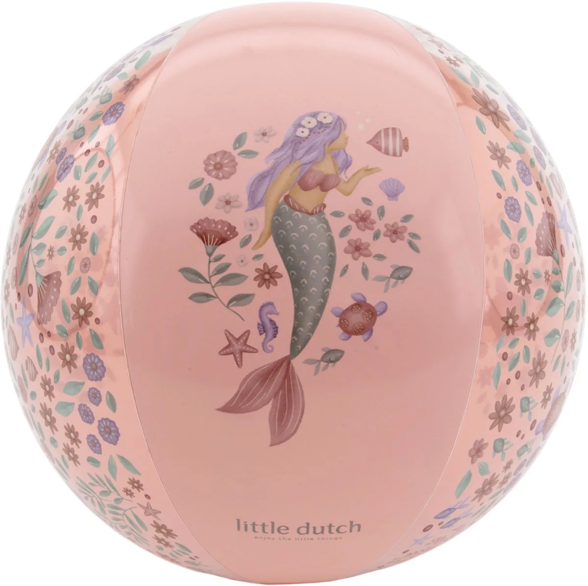 Dreamy Mermaid Strandbal 35cm by Little Dutch in Pink – product photo