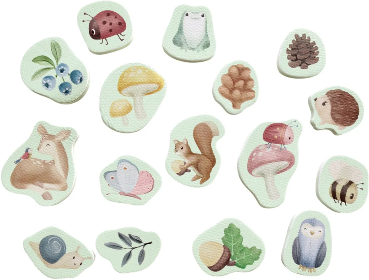 Fairy Garden / Forest Friends Bad Figuren - Foam van Little Dutch in Meerkleurig – productfoto