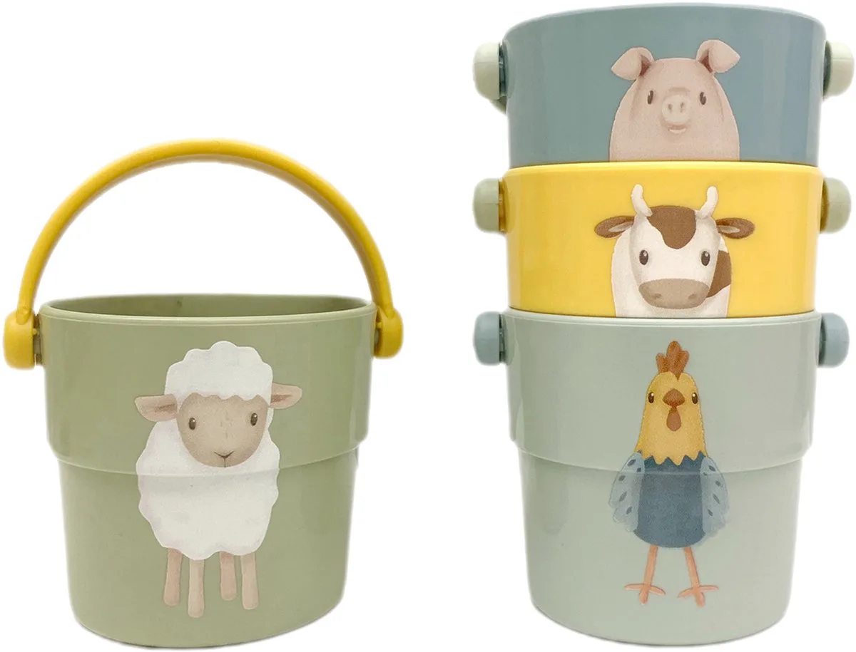 Farm Badbekers van Little Dutch in Meerkleurig – productfoto