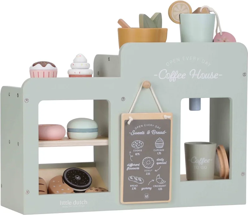 houten koffiehoek FSC från Little Dutch i Flerfärgad – produktbild