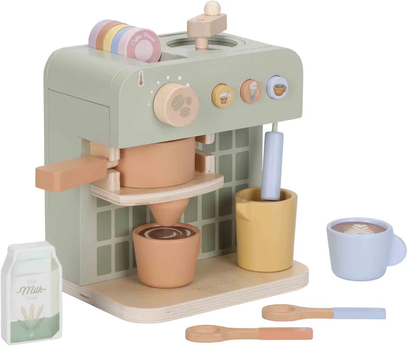 houten Koffiezetappparaat FSC från Little Dutch i Flerfärgad – produktbild