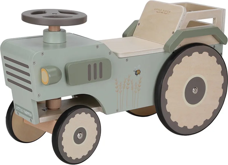 Houten looptractor - Little Farm FSC från Little Dutch i Flerfärgad – produktbild