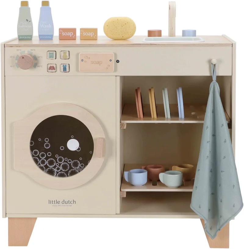 Houten wasmachine FSC Limited Edition från Little Dutch i Hout – produktbild