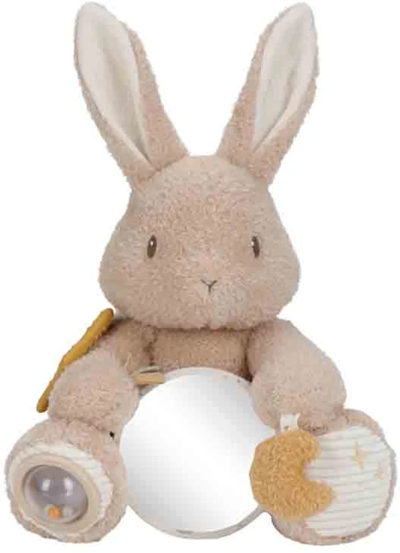 Newborn Naturals Activiteitenknuffel Baby Bunny de Little Dutch en Multicolore – photo produit