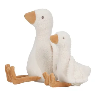 Newborn Naturals Knuffel Little Goose 17 cm de Little Dutch en Naturel – photo produit 3 sur 3