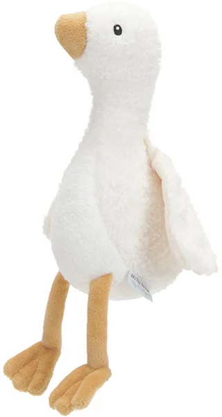 Newborn Naturals Knuffel Little Goose 17 cm de Little Dutch en Naturel – photo produit 1 sur 3