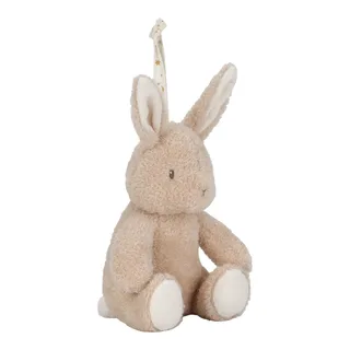 Newborn Naturals Knuffelkonijn Licht & Geluid de Little Dutch en Marron – photo produit 4 sur 4