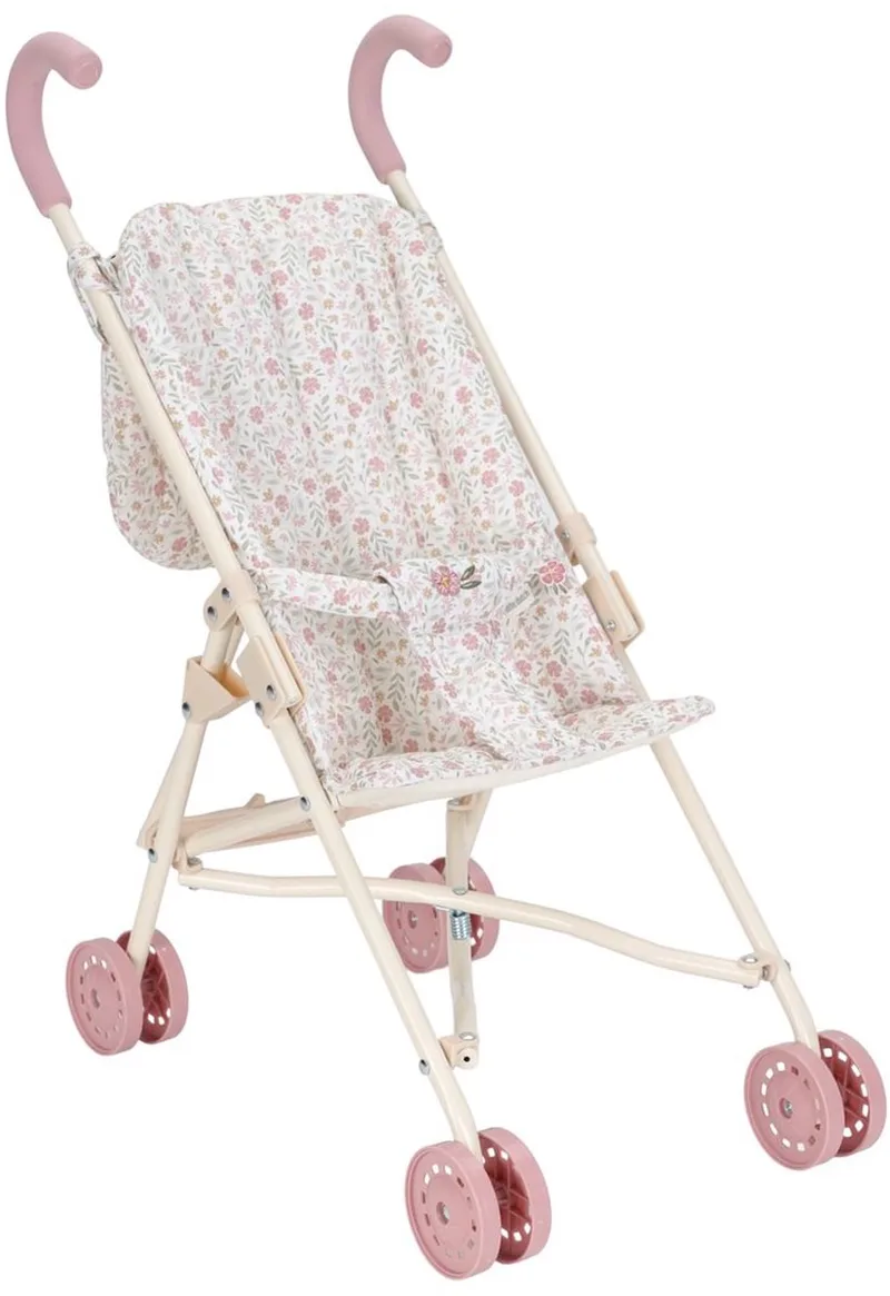 Poppenbuggy - Flowers & Butterflies von Little Dutch in Metalen poppenbuggy nieuw – Produktfoto
