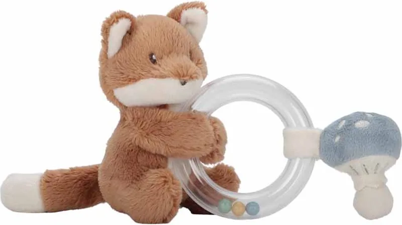 Ringrammelaar Vos - Forest Friends van Little Dutch in Bruin – productfoto