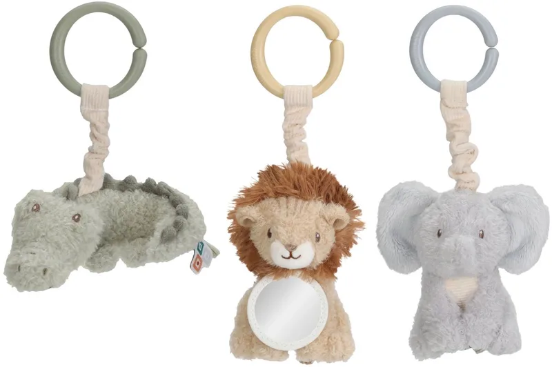 Safari Friends Activiteitenhangers van Little Dutch in Meerkleurig – productfoto