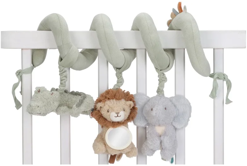Safari Friends Activiteitenspiraal van Little Dutch in Meerkleurig – productfoto