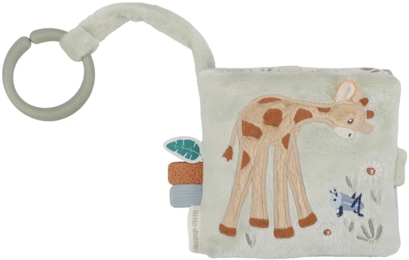 Safari Friends Buggyboekje van Little Dutch in Groen – productfoto