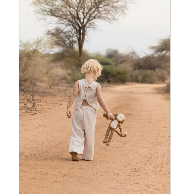 Safari Friends Knuffel Aap by Little Dutch in Brown – product photo 4 of 4