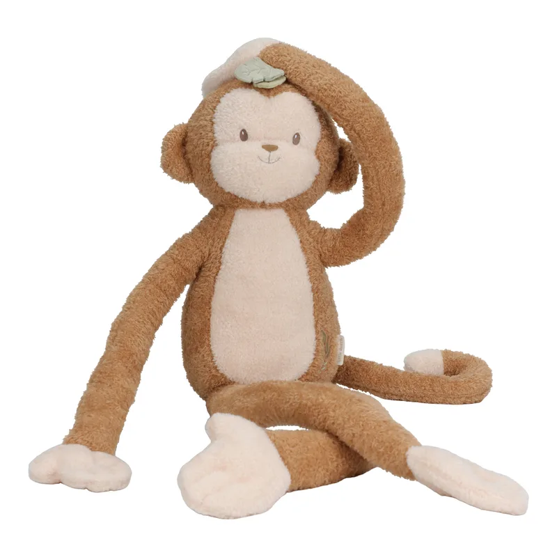 Safari Friends Knuffel Aap XL by Little Dutch in Brown – product photo 2 of 4