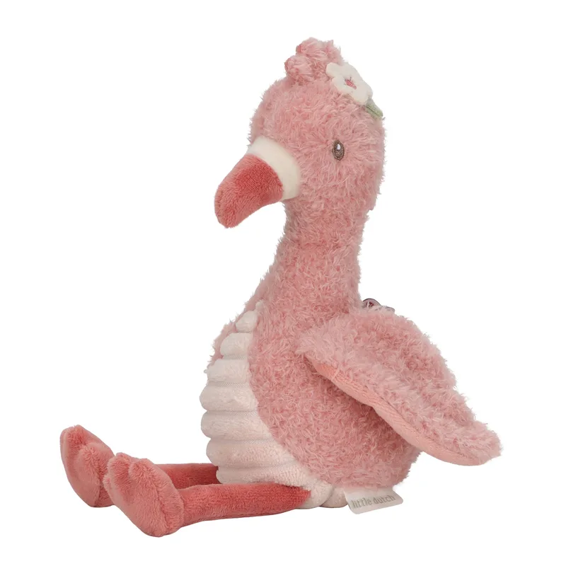 Safari Friends Knuffel Flamingo - 17 cm von Little Dutch in Rosa – Produktfoto 2 von 4