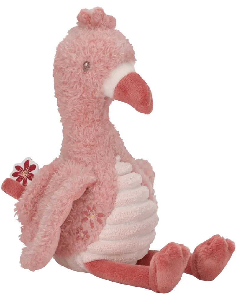 Safari Friends Knuffel Flamingo - 17 cm von Little Dutch in Rosa – Produktfoto 1 von 4