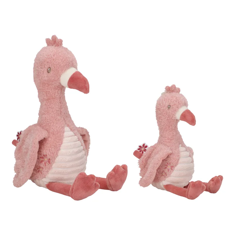 Safari Friends Knuffel Flamingo - 17 cm von Little Dutch in Rosa – Produktfoto 4 von 4