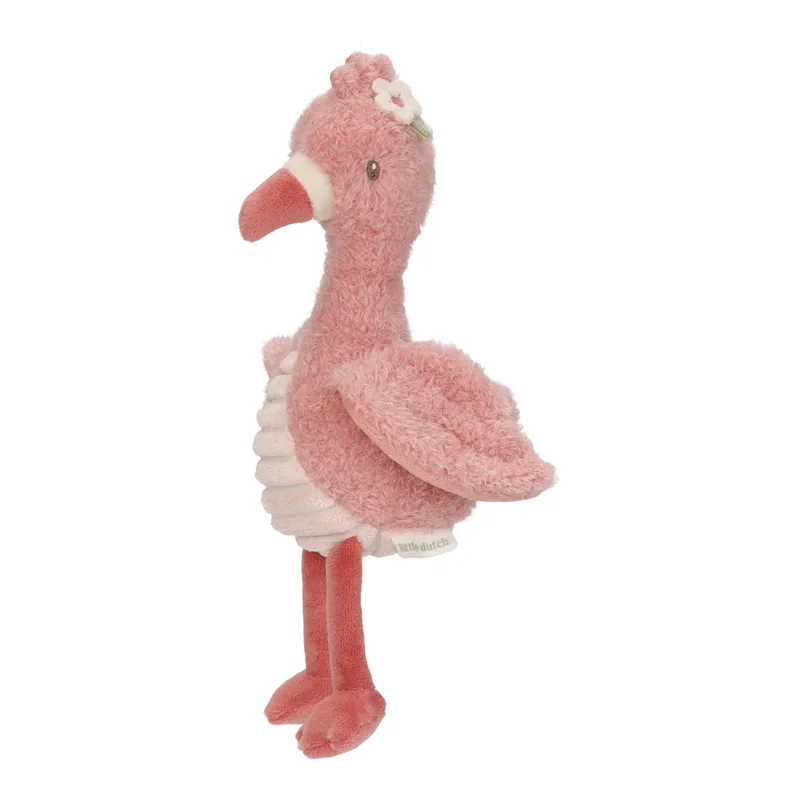 Safari Friends Knuffel Flamingo - 17 cm von Little Dutch in Rosa – Produktfoto 3 von 4