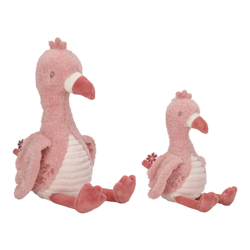 Safari Friends Knuffel Flamingo - 35 cm by Little Dutch in Pink – product photo 4 of 4