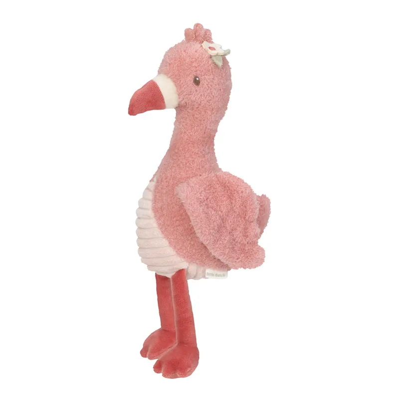 Safari Friends Knuffel Flamingo - 35 cm by Little Dutch in Pink – product photo 2 of 4