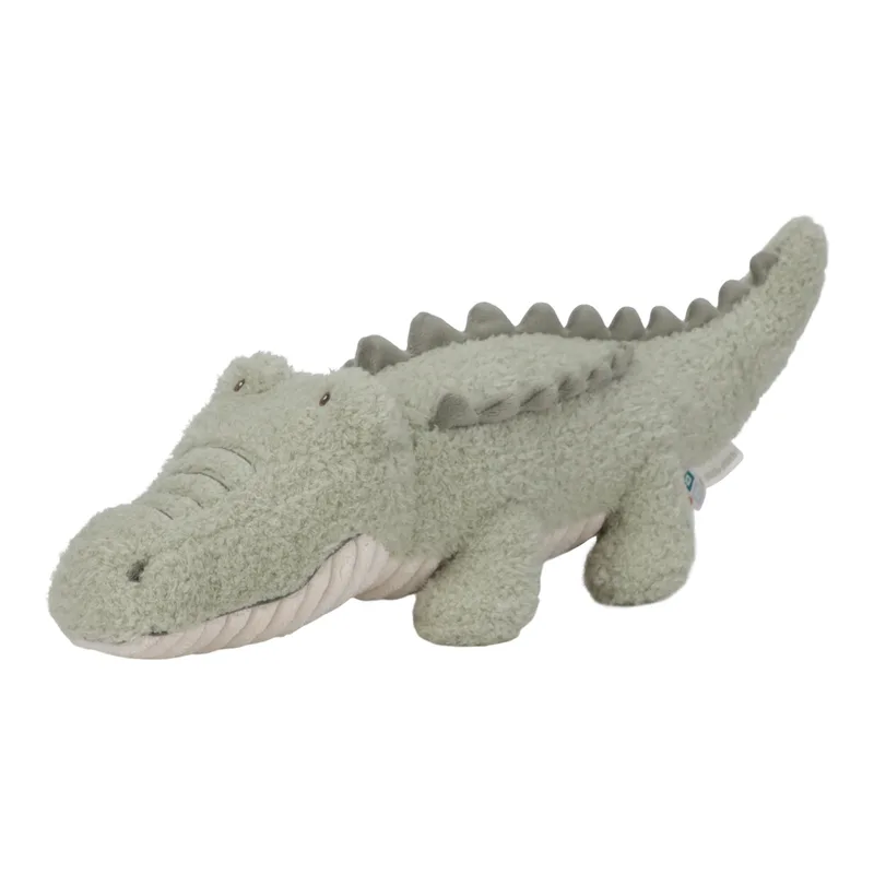 Safari Friends Knuffel Krokodil von Little Dutch in Grün – Produktfoto 2 von 4