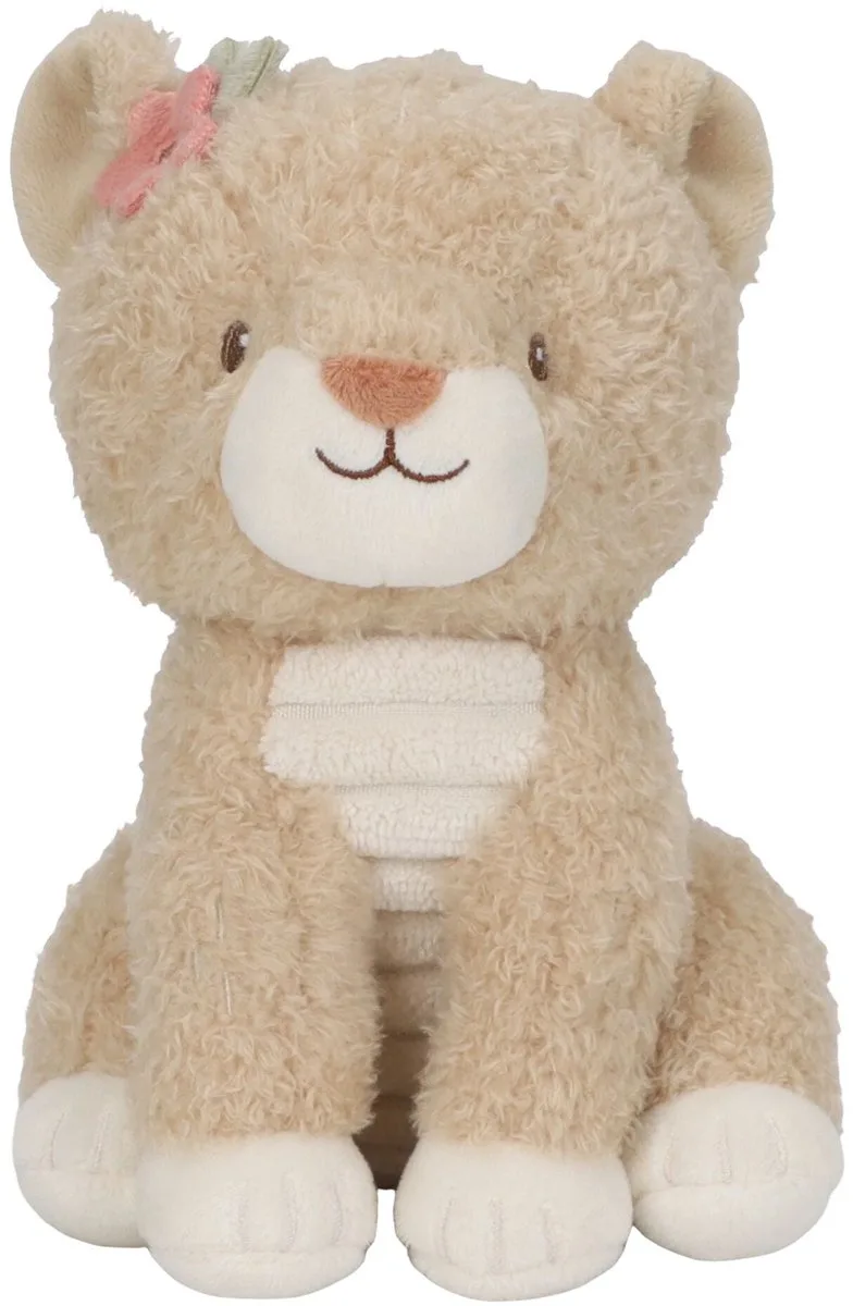 Safari Friends Knuffel Leeuwin - 17 cm van Little Dutch in Beige – productfoto