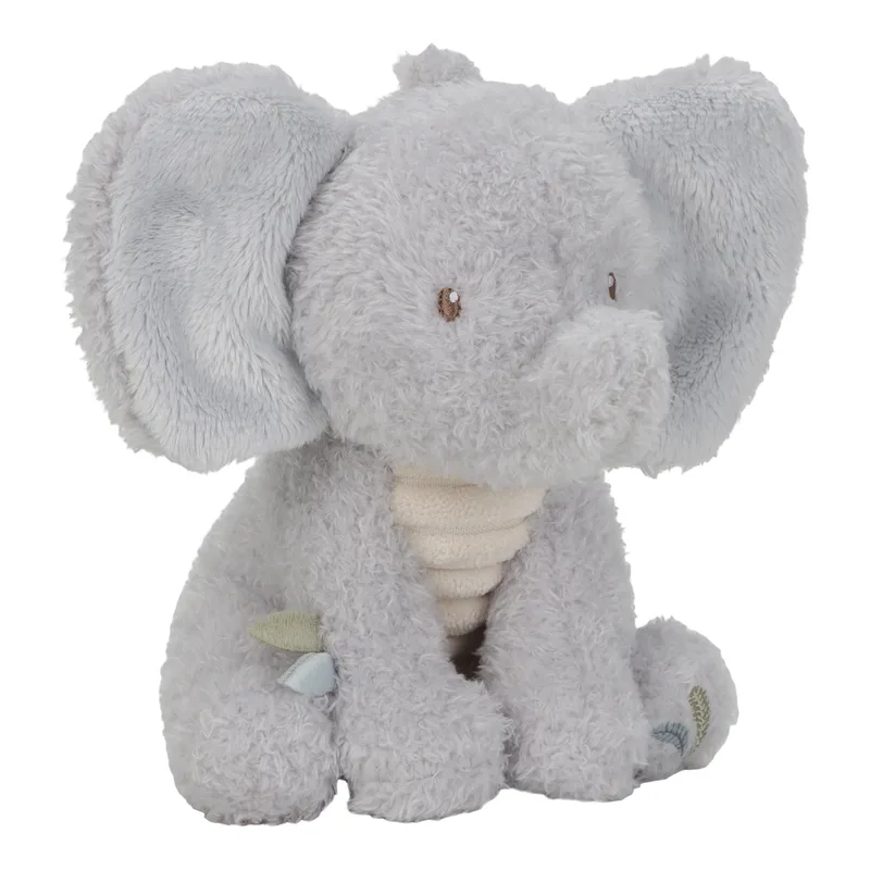 Safari Friends Knuffel Olifant van Little Dutch in Grijs – productfoto 2 van 4