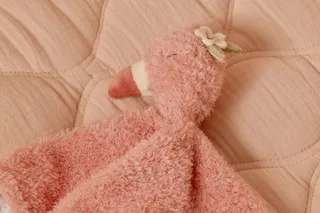 Safari Friends Knuffeldoekje Flamingo by Little Dutch in Pink – product photo 3 of 4