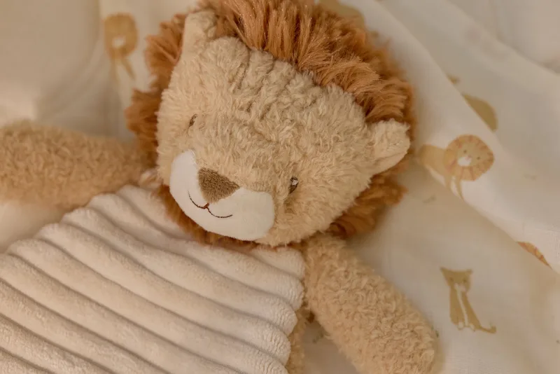 Safari Friends Knuffeldoekje Leeuw by Little Dutch in Beige – product photo 4 of 4