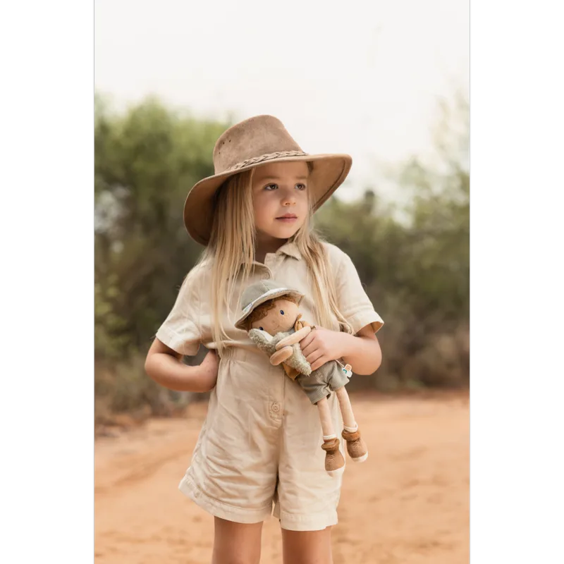 Safari Friends Knuffelpop Jim by Little Dutch in Green – product photo 4 of 4