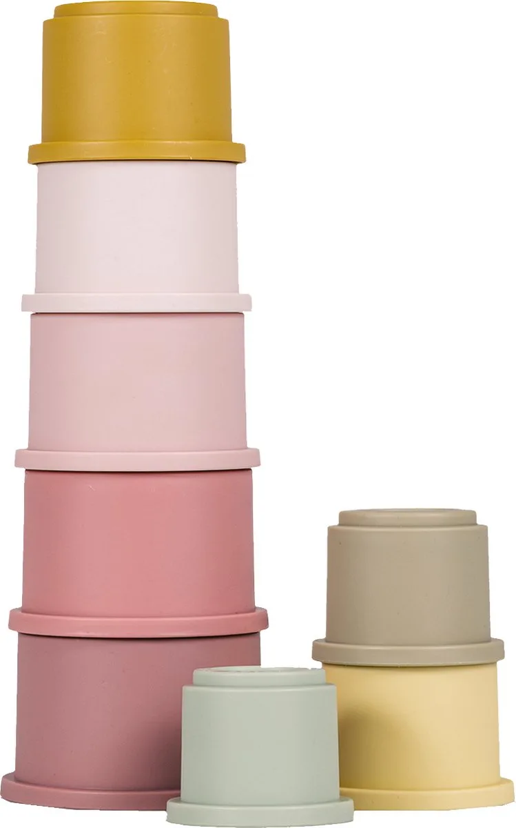 Stapelbekers Roze by Little Dutch in Pink – product photo