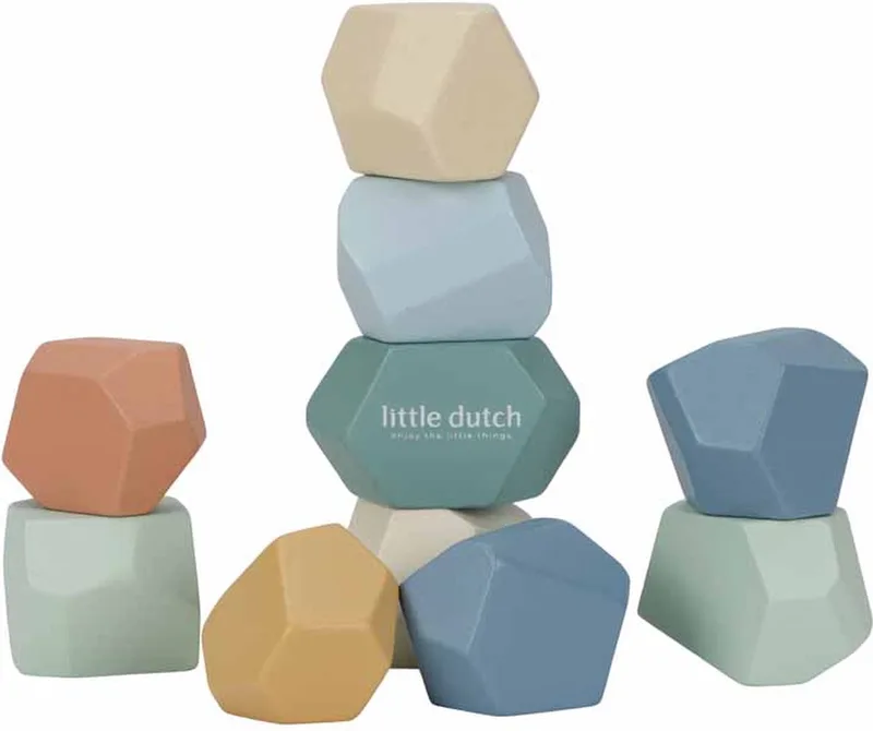 Stapelstenen - Forest Friends FSC de Little Dutch en Multicolore – photo produit
