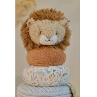 Stapeltoren pluche leeuw - Safari Friends de Little Dutch en Multicolore – photo produit 2 sur 4