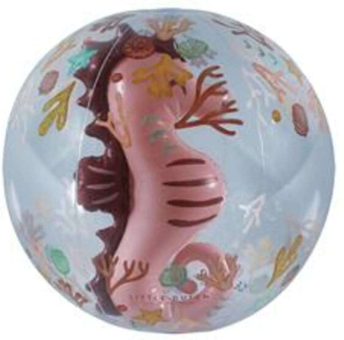 Strandbal 3D Figuur Ocean Dreams van Little Dutch in Roze – productfoto