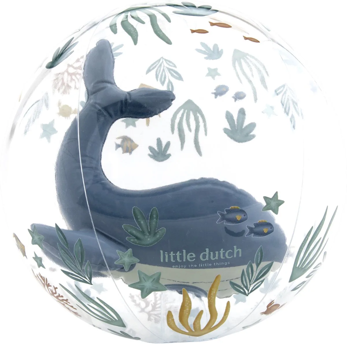 Strandbal - Ocean World - 3D van Little Dutch in Blauw – productfoto