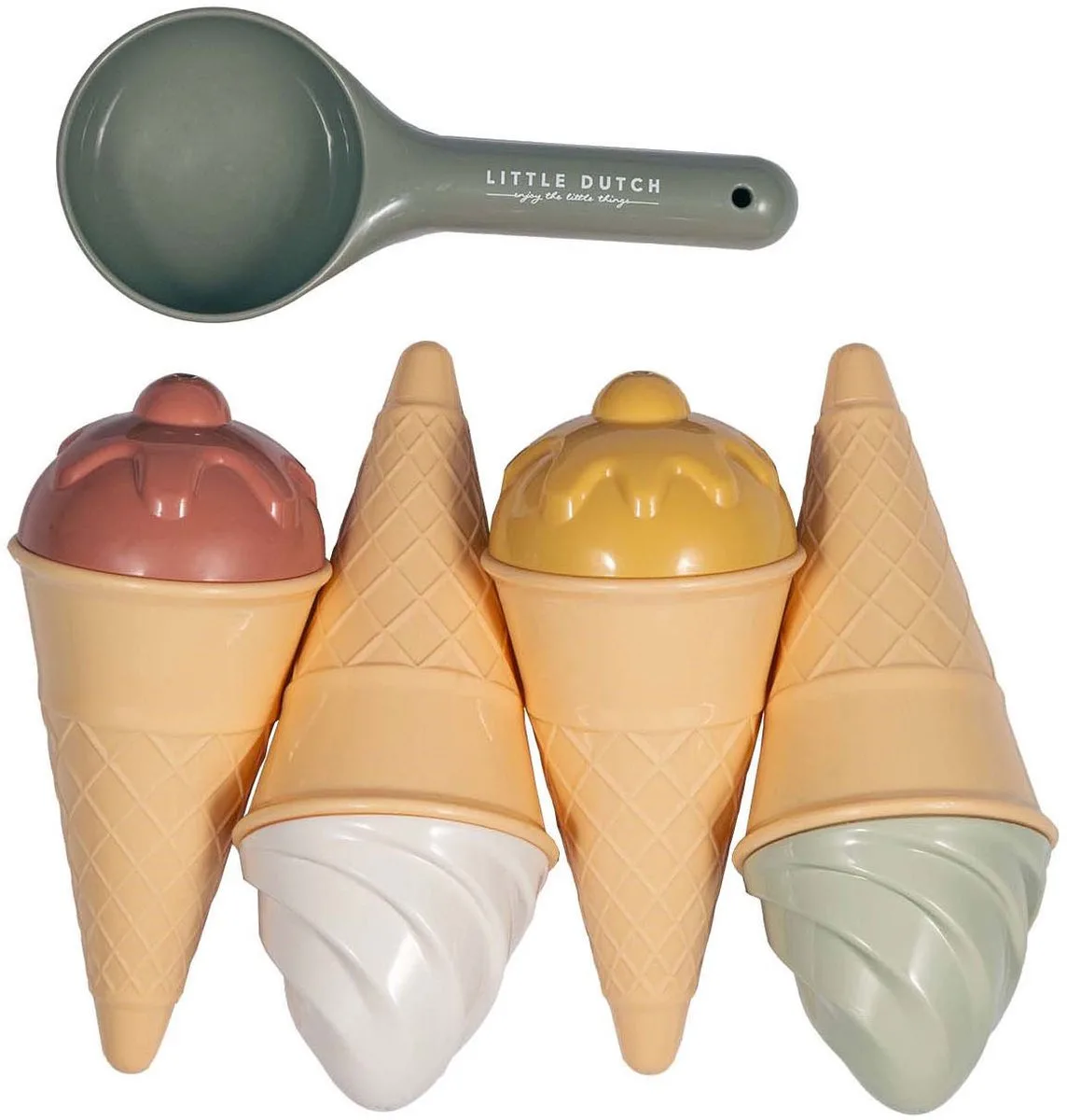Strandset 9-delig IJsjes van Little Dutch in Meerkleurig – productfoto