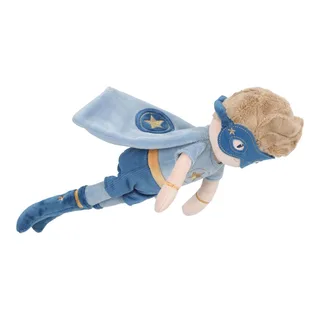 Superhero Knuffelpop Jim - 35 cm von Little Dutch in Blau – Produktfoto 2 von 4