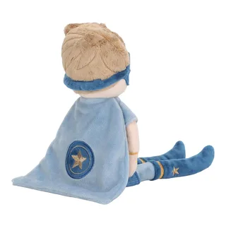 Superhero Knuffelpop Jim - 35 cm von Little Dutch in Blau – Produktfoto 4 von 4