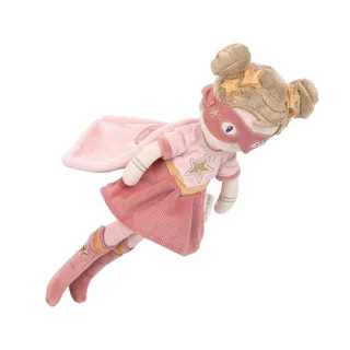 Superhero Knuffelpop Rosa - 35 cm by Little Dutch in Pink – product photo 2 of 4