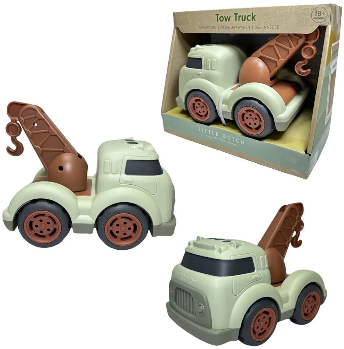 Takelwagen 17 cm van Little Dutch in Meerkleurig – productfoto 1 van 4