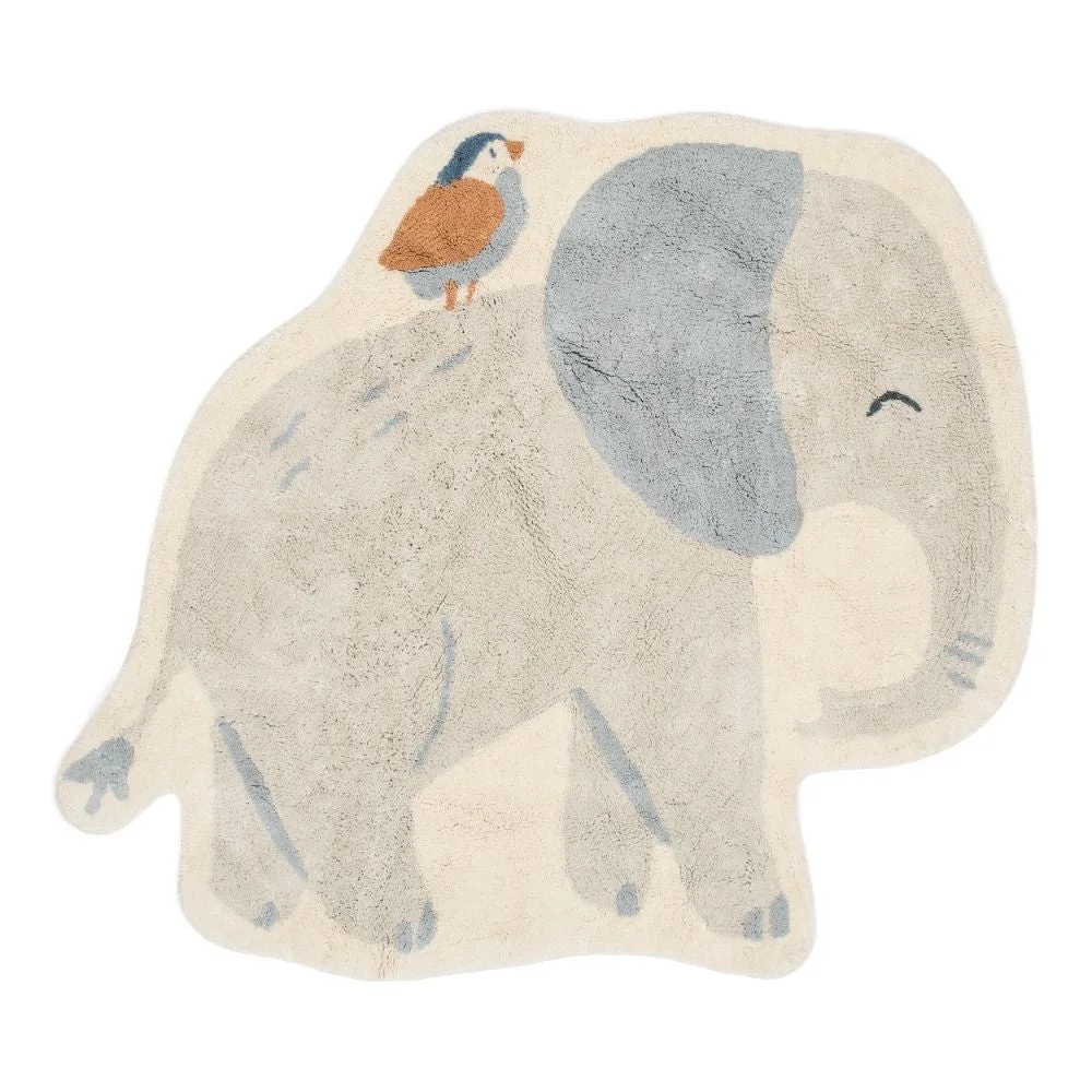 Vloerkleed Little Dutch Olifant Grijs van Little Dutch – productfoto