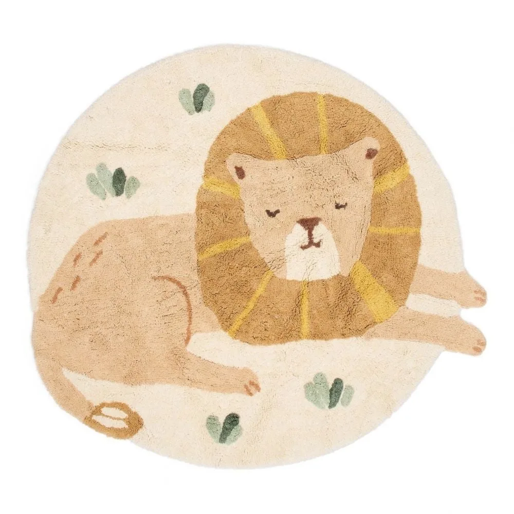 Vloerkleed Little Dutch Safari Friends Leeuw van Little Dutch – productfoto