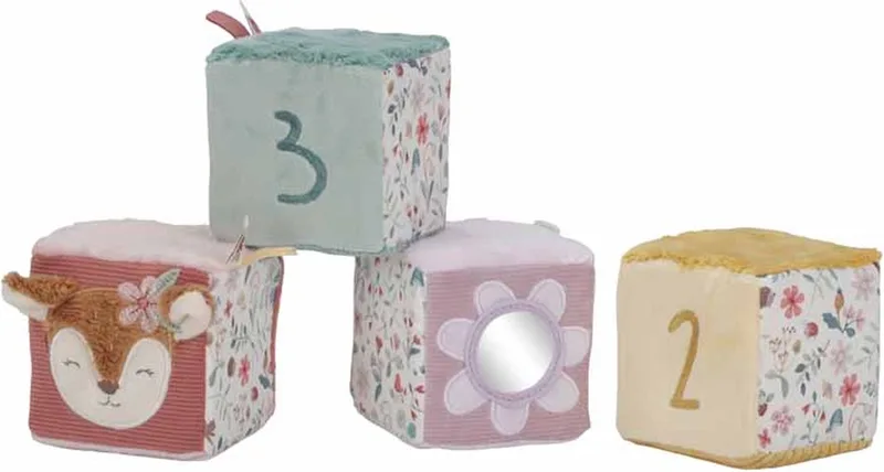 Zachte blokkenset - Fairy Garden de Little Dutch en Multicolore – photo produit