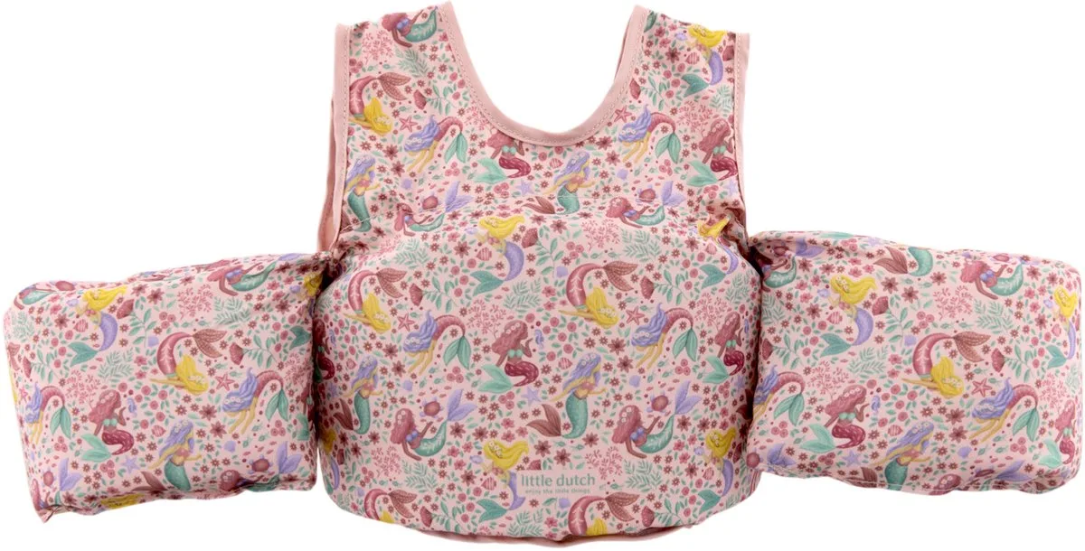 zwemvest dreamy mermaid - 3-6 jaar van Little Dutch in Roze – productfoto