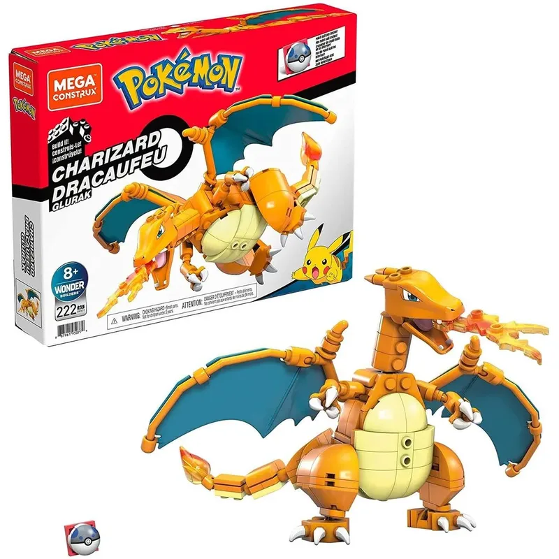 Pokemon Glurak, 223 Teile by Mega Bloks – product photo